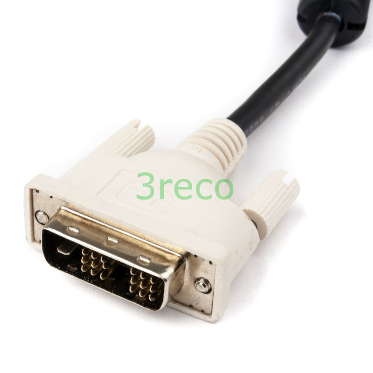 3reco DVI-D Digital Dual Link przewód z filtrami ,  do monitora , cyfrowy przesył sygnału